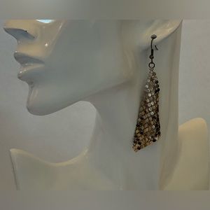 Gold 70 Style Earrings